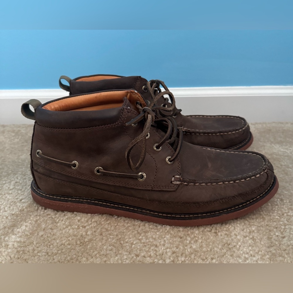 SPERRY Gold Cup Authentic Original Chukka Boot Shoes - Brown - Men’s Size 12